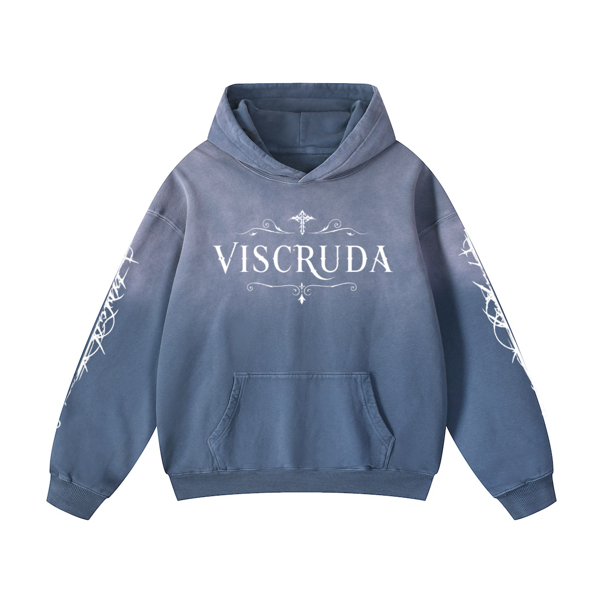 420GSM Unisex Heavyweight Sun Faded Gradient Hoodie