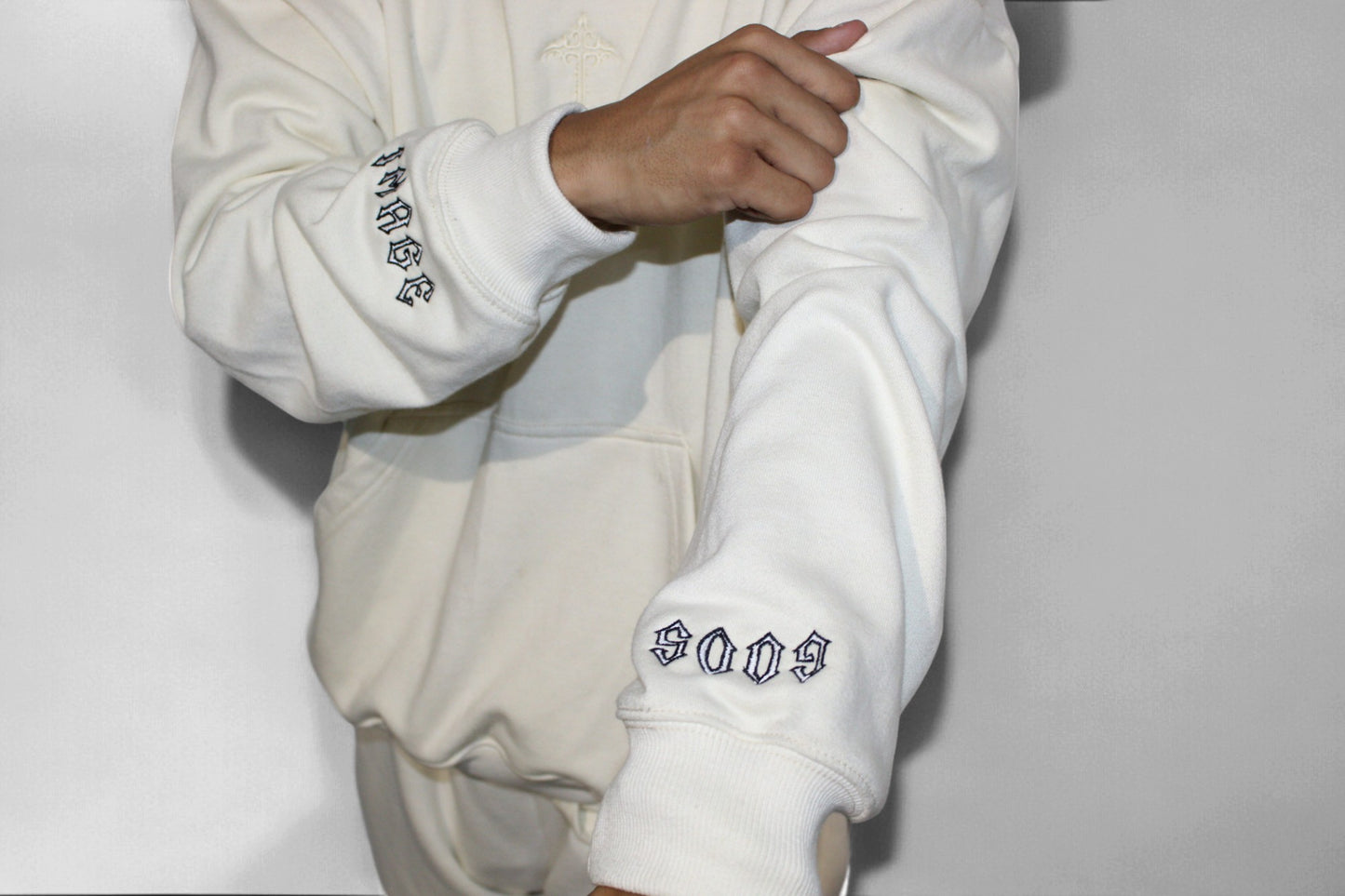 GODS IMAGE OFF-WHITE HOODIE