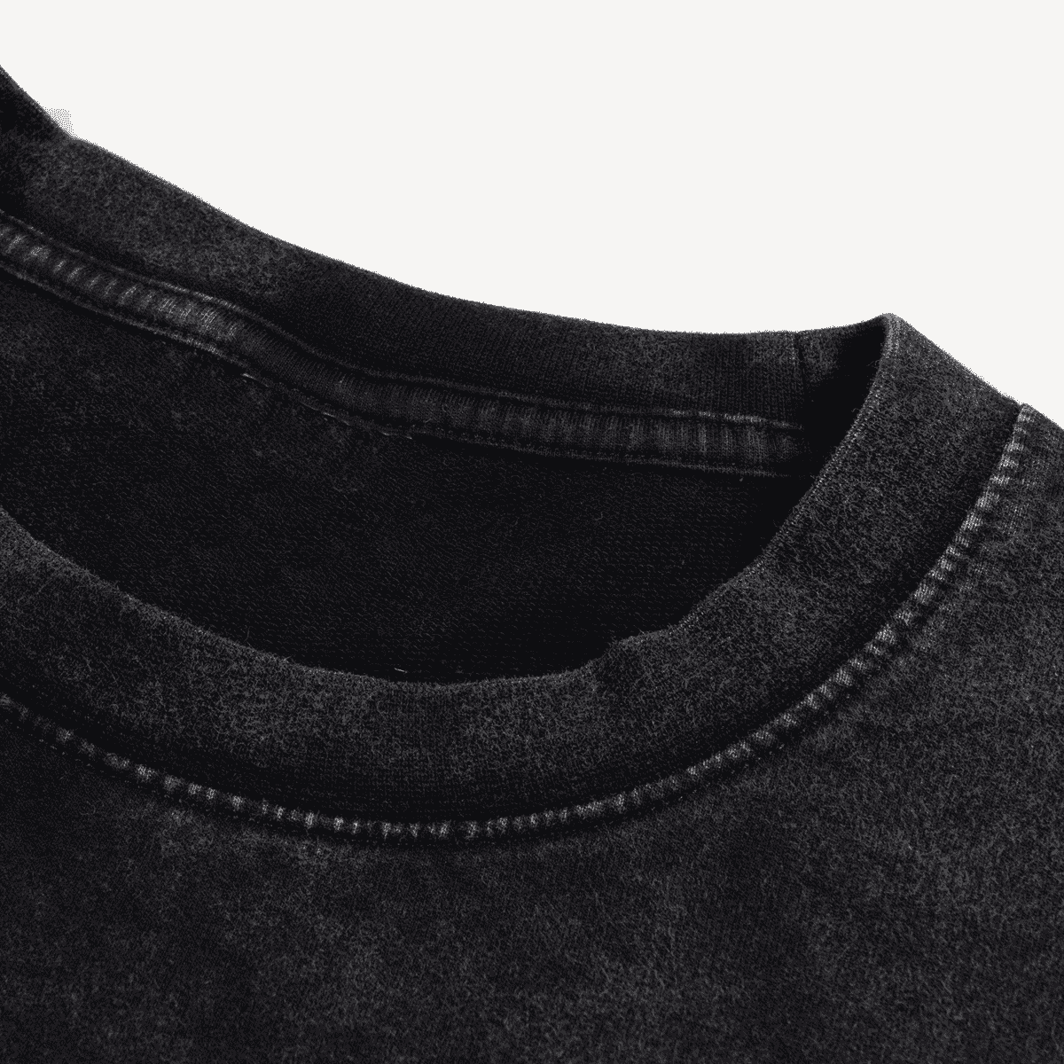 Unisex Heavyweight Cropped Snow-Washed T-Shirt (285GSM)